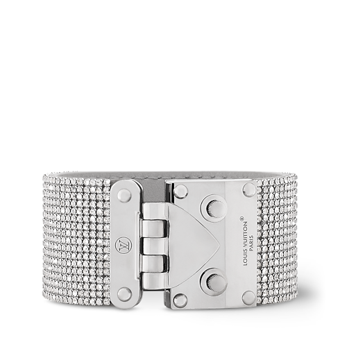 Other Leathers Fashion Jewelry Bracelets S-Lock Strass Cuff | Louis Vuitton ® (Product zoom)