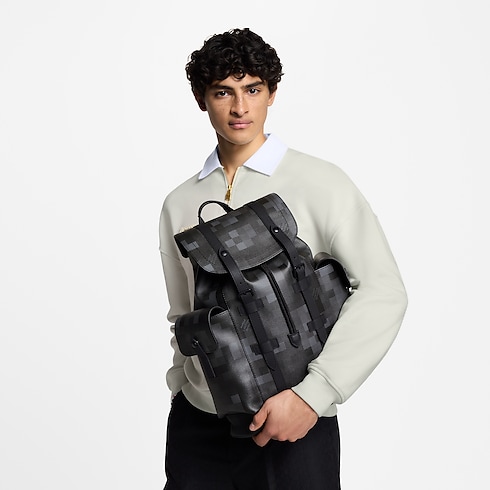 Damoflage Sacs Homme LV Icons Sac à dos Christopher MM | Louis Vuitton ® (Zoom produit)