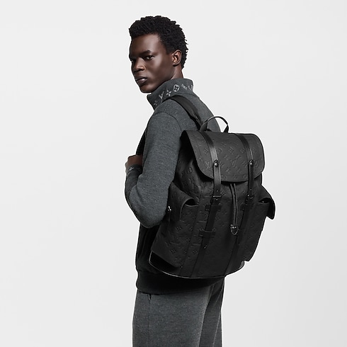 Toile Monogram et cuir Taurillon Sacs Tous les Sacs Sac à dos Christopher MM | Louis Vuitton ® (Zoom produit)