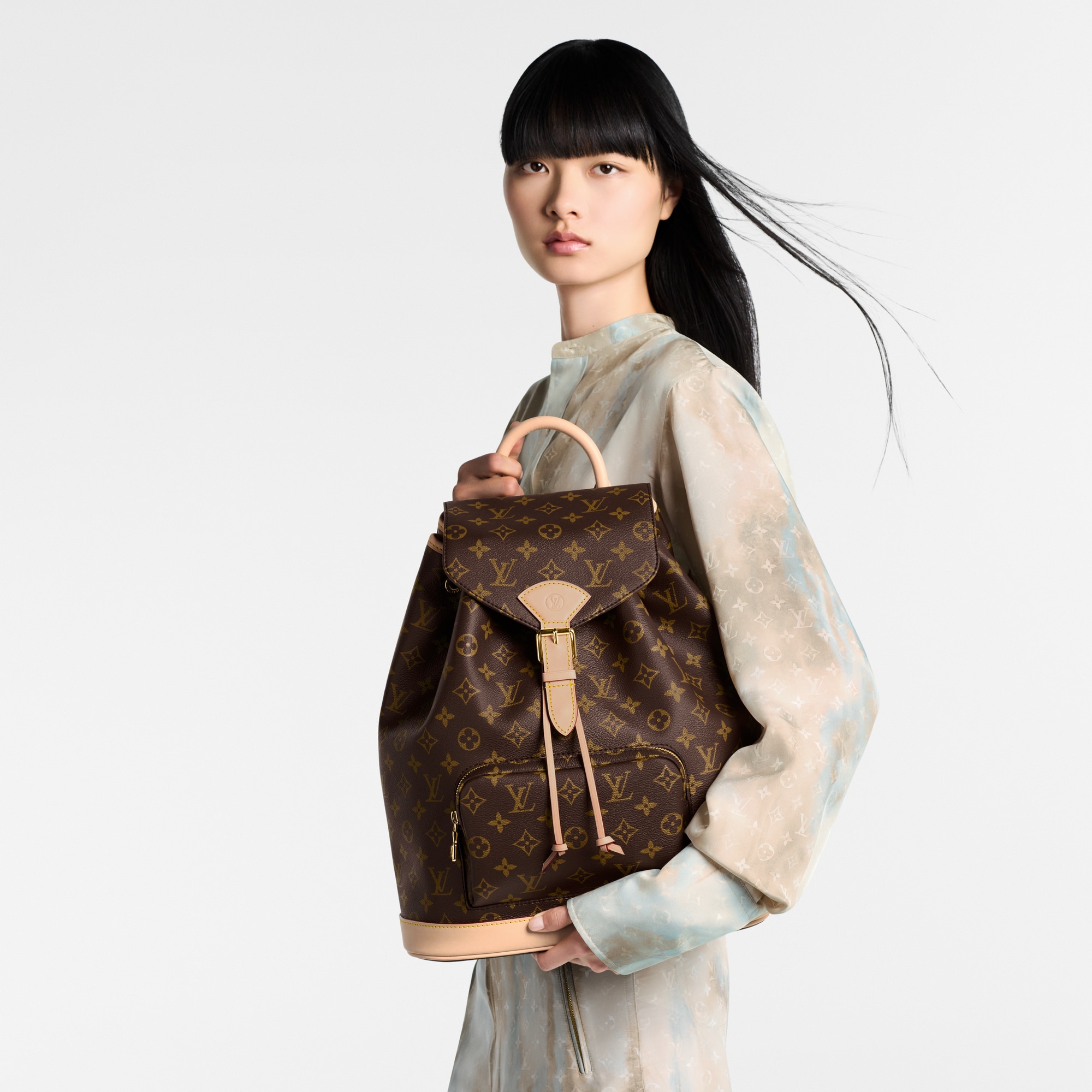 Monogram Sacs à Main Toutes Nos Collections Sac à dos Montsouris MM | Louis Vuitton ® (Zoom produit)