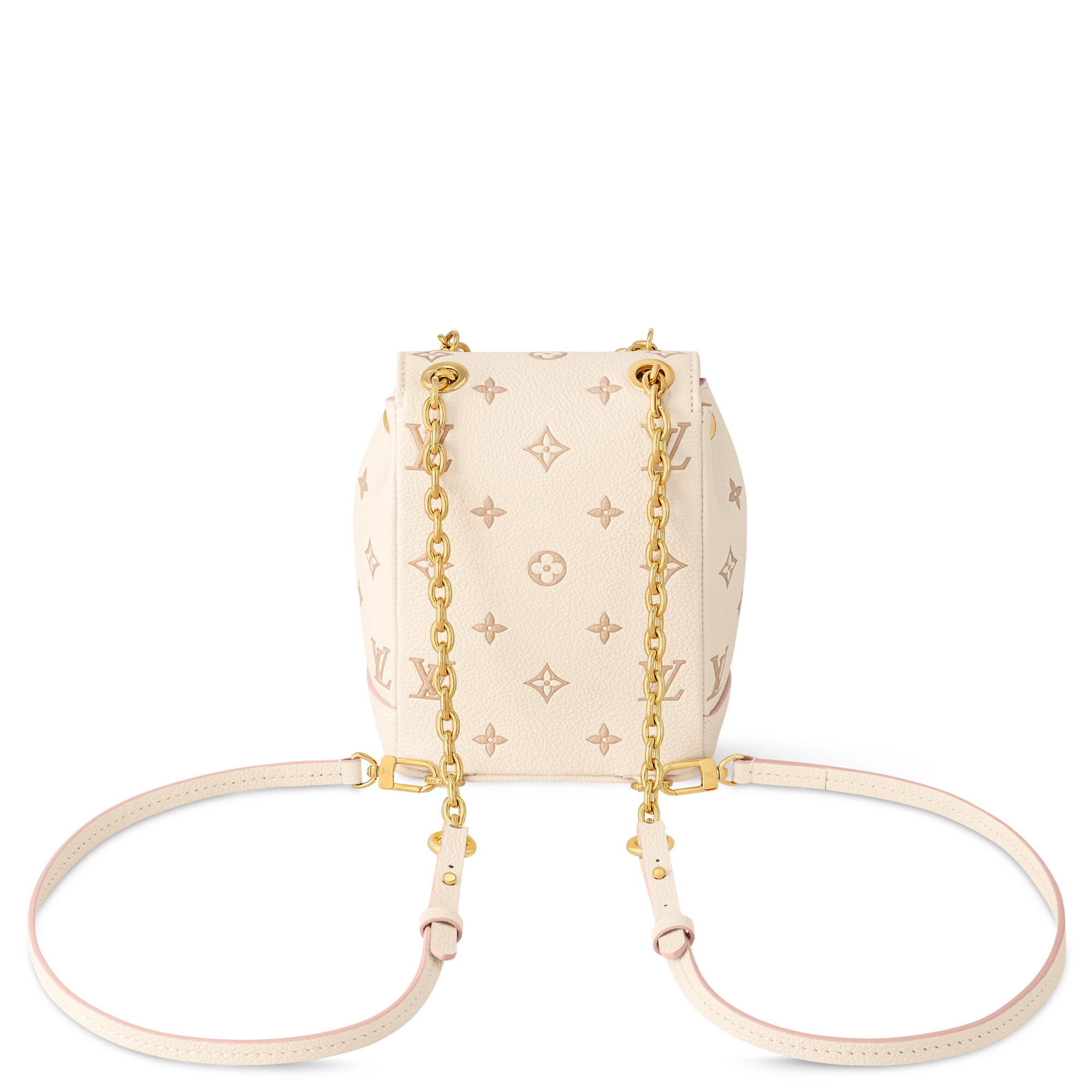 Cuir Monogram Empreinte Bicolore Petite Maroquinerie Portefeuilles sur Chaîne et Micro Sac Sac à dos Nano Noé | Louis Vuitton ® (Zoom produit)