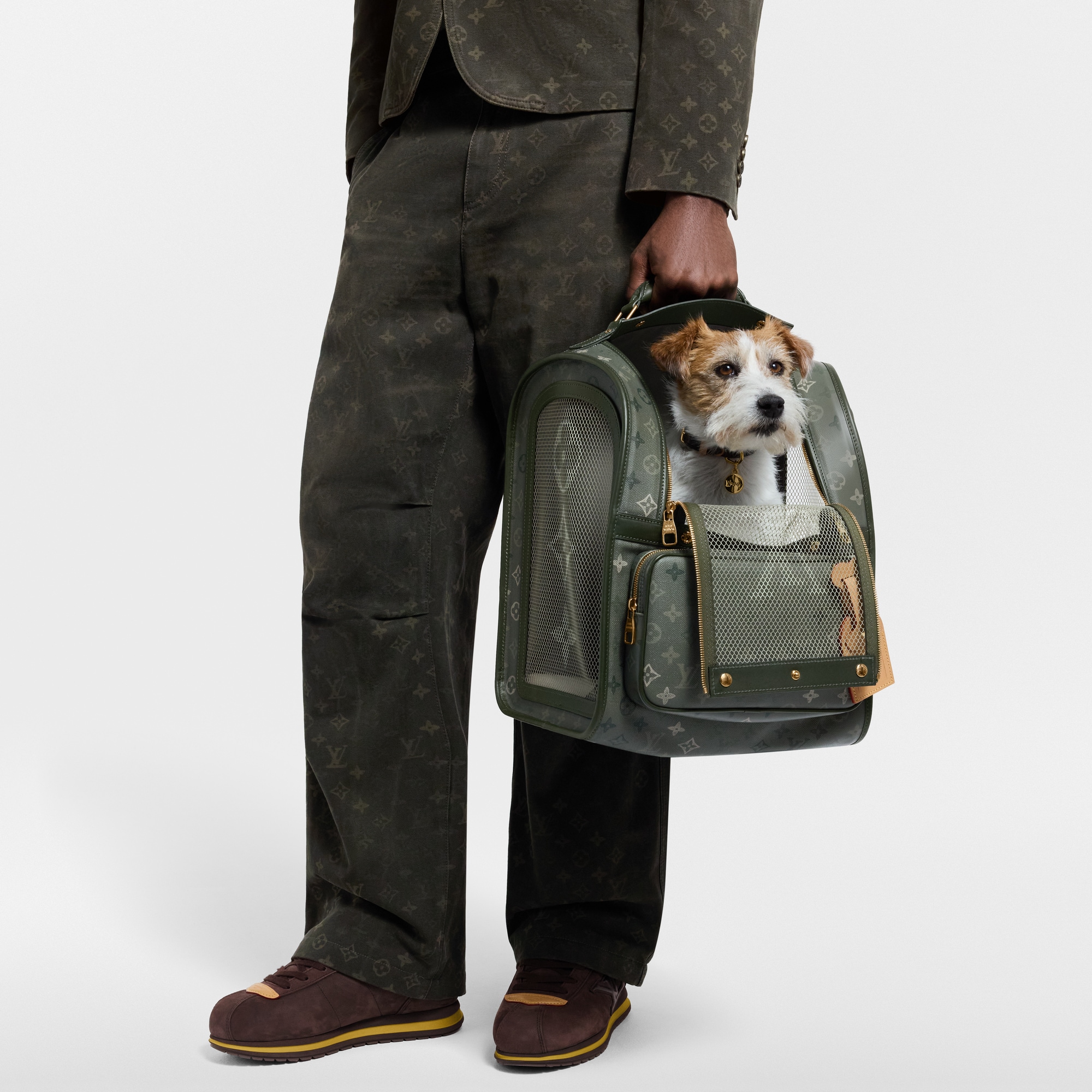 Monogram Heritage Sacs Homme LV Icons Sac à dos pour chien | Louis Vuitton ® (Zoom produit)