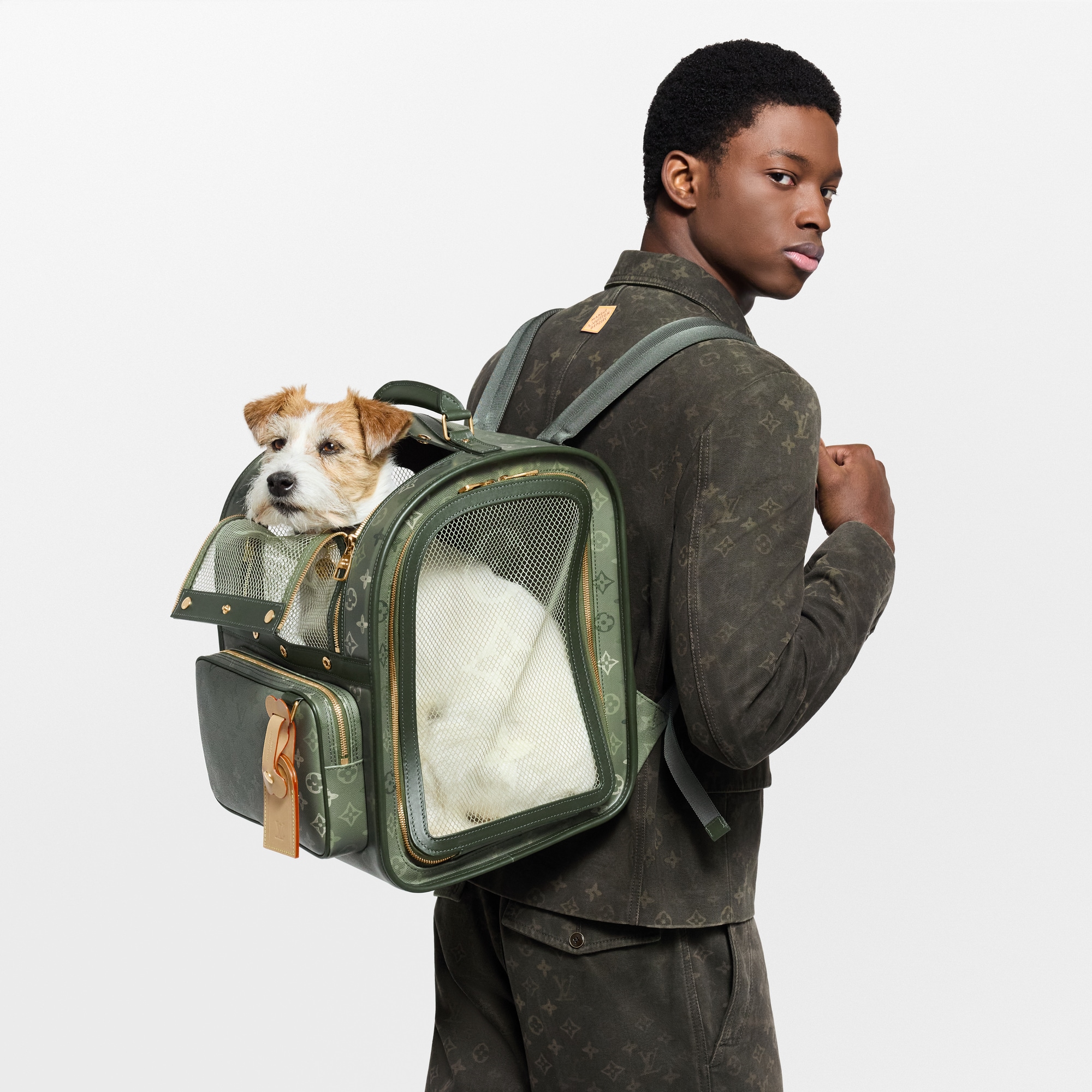 Monogram Heritage Sacs Homme LV Icons Sac à dos pour chien | Louis Vuitton ® (Zoom produit)