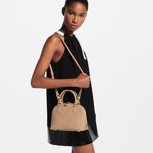 Cuir Monogram Empreinte Sacs Femme Sacs Iconiques Sac Alma BB | Louis Vuitton ® (Zoom produit)