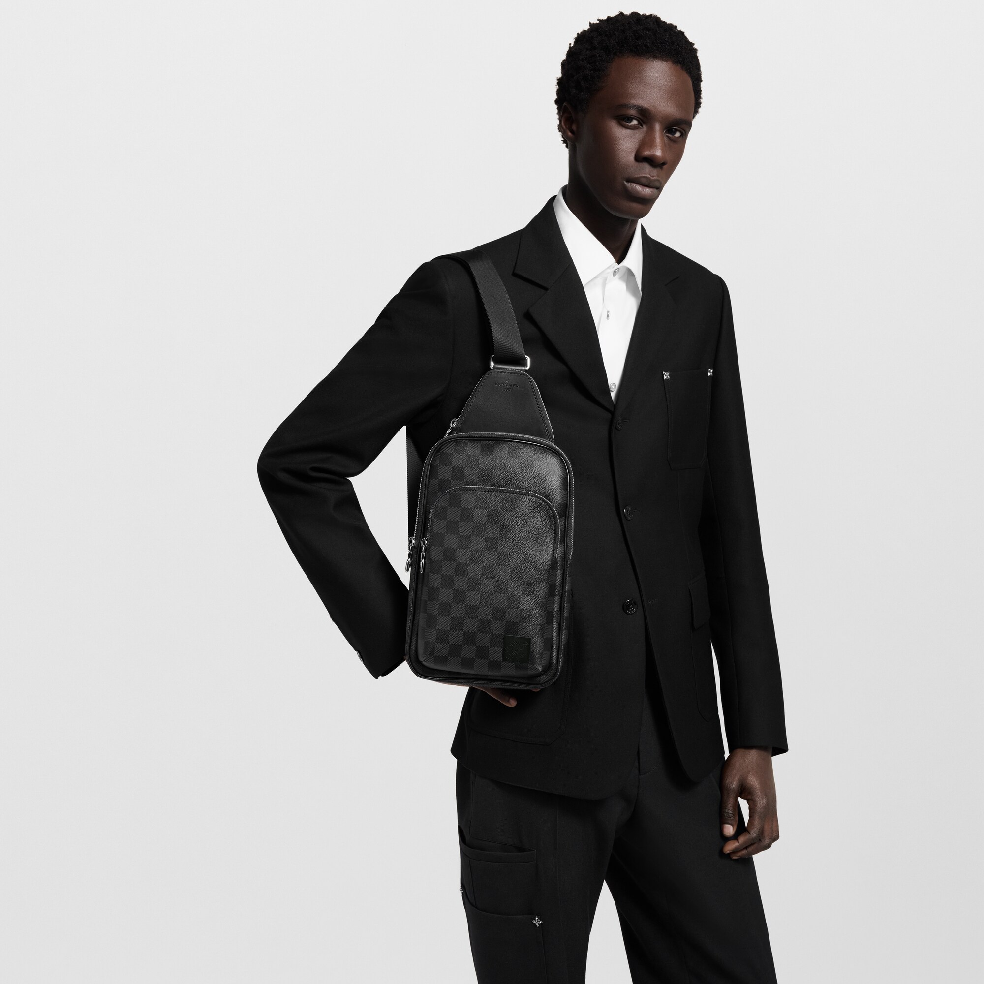 Toile Damier Graphite Sacs  All Collections Sac Avenue Slingbag | Louis Vuitton ® (Zoom produit)