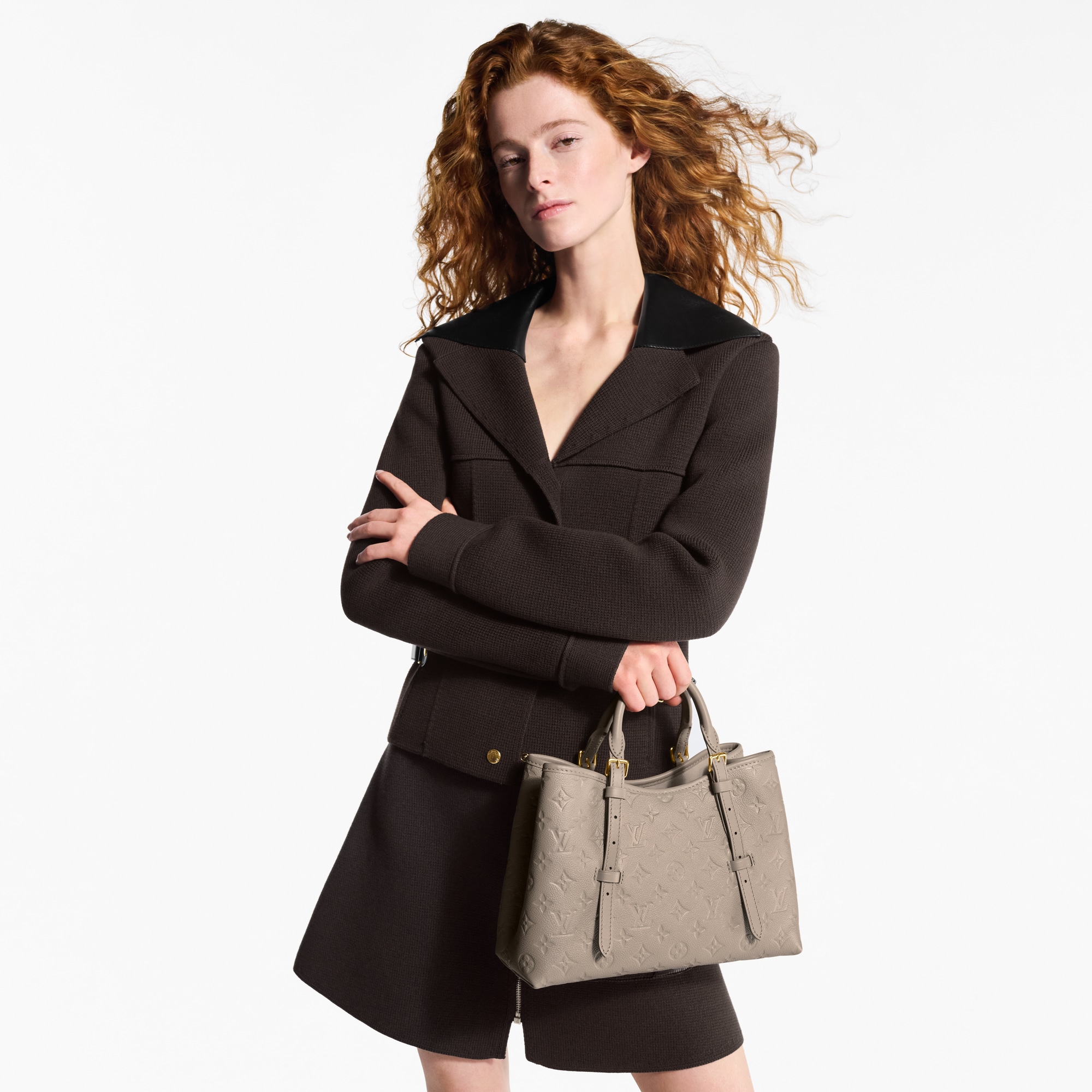 Cuir Monogram Empreinte Sacs à Main Toutes Nos Collections Sac Babylone Tote PM | Louis Vuitton ® (Zoom produit)