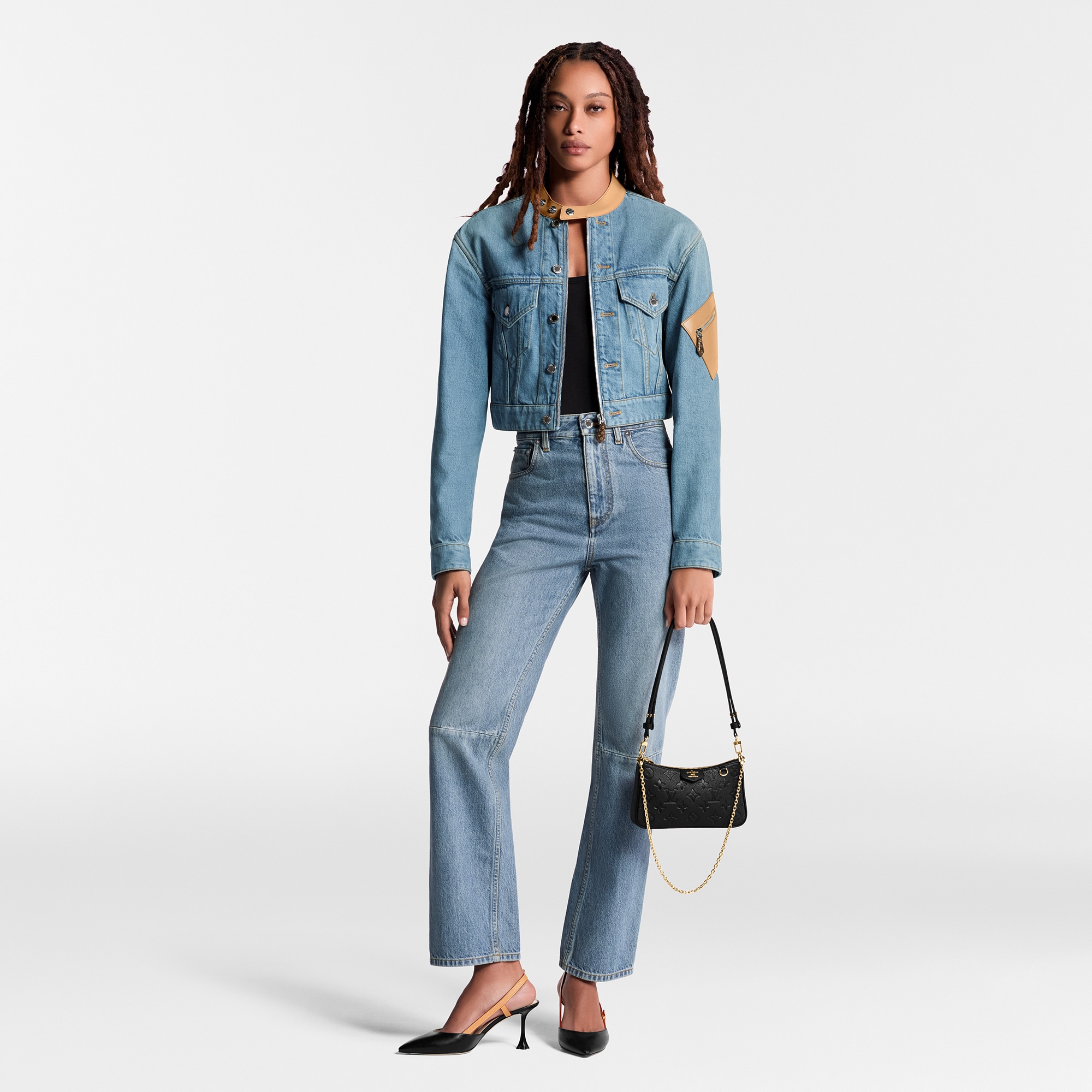 Cuir Monogram Empreinte Petite Maroquinerie Tous les Petite Maroquinerie Sac Easy Pouch On Strap | Louis Vuitton ® (Zoom produit)