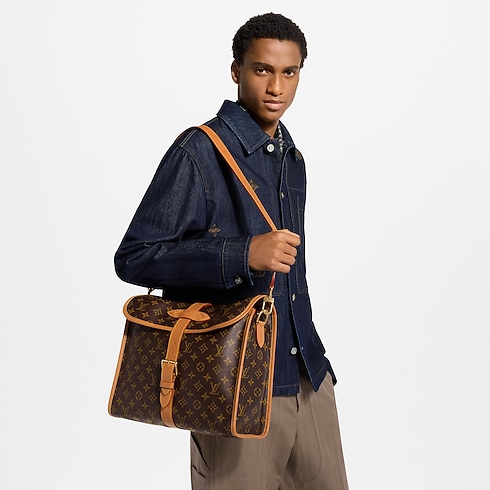 Monogram Archive Petite Maroquinerie Homme Portefeuilles compacts et longs Sac Jet Lag MM | Louis Vuitton ® (Zoom produit)