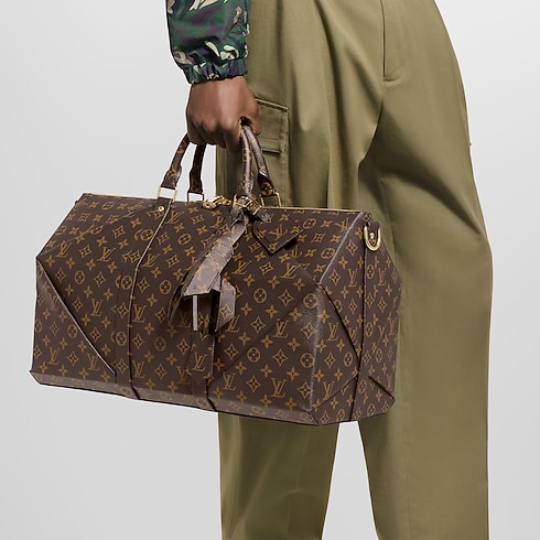 Autres Cuirs Monogram Voyage Bagages Roulants Sac Keepall 50 | Louis Vuitton ® (Zoom produit)