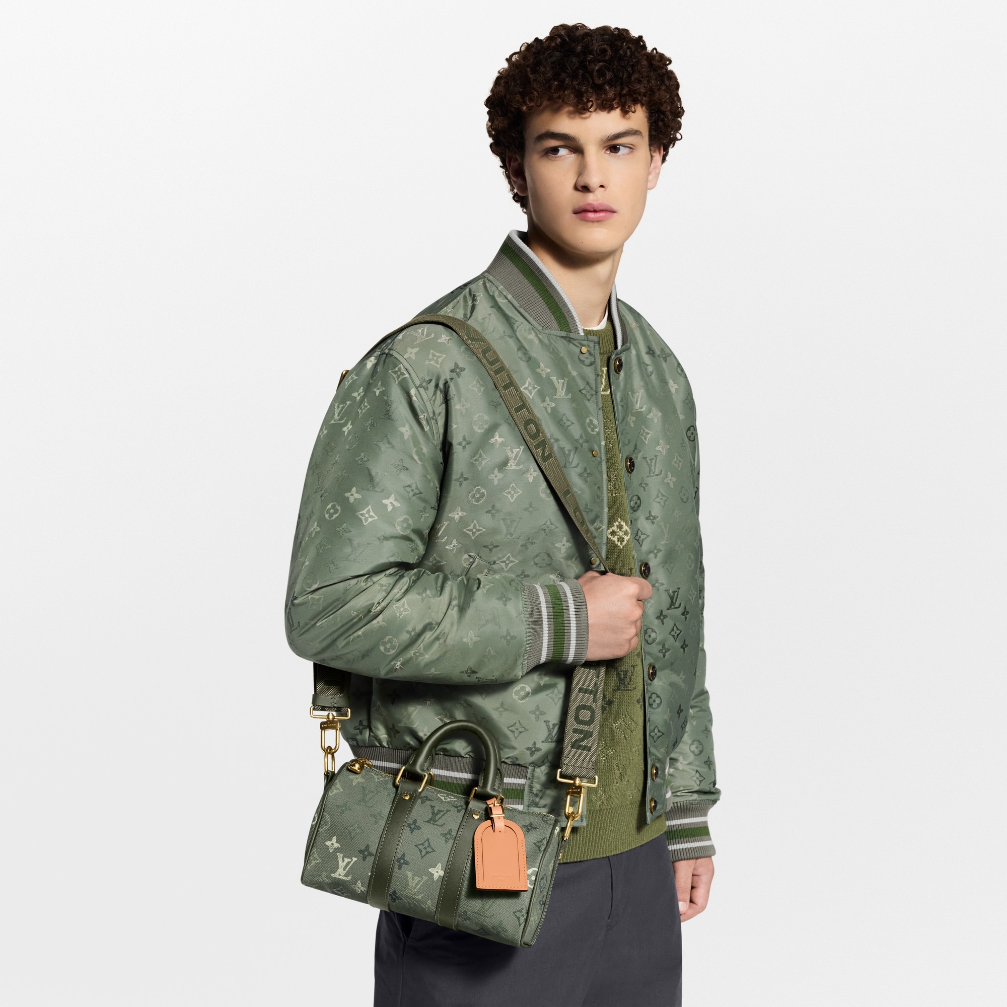 Monogram Heritage Sacs Homme LV Icons Sac Keepall Bandoulière 25 | Louis Vuitton ® (Zoom produit)