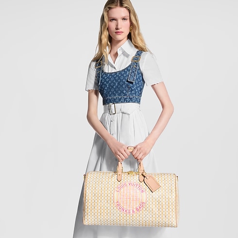 Autres Toiles Monogram Sacs de voyage et Bagages roulants Sacs de voyage Sac Keepall Bandoulière 45 | Louis Vuitton ® (Zoom produit)