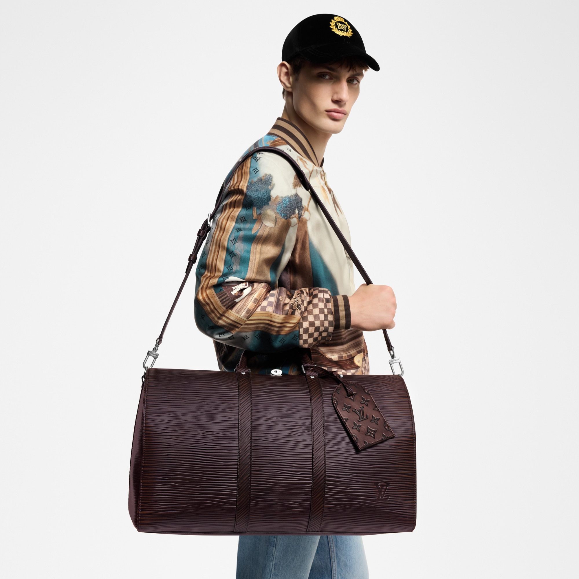 A05 Sacs Homme Nouveautes Sac Keepall Bandoulière 50 | Louis Vuitton ® (Zoom produit)