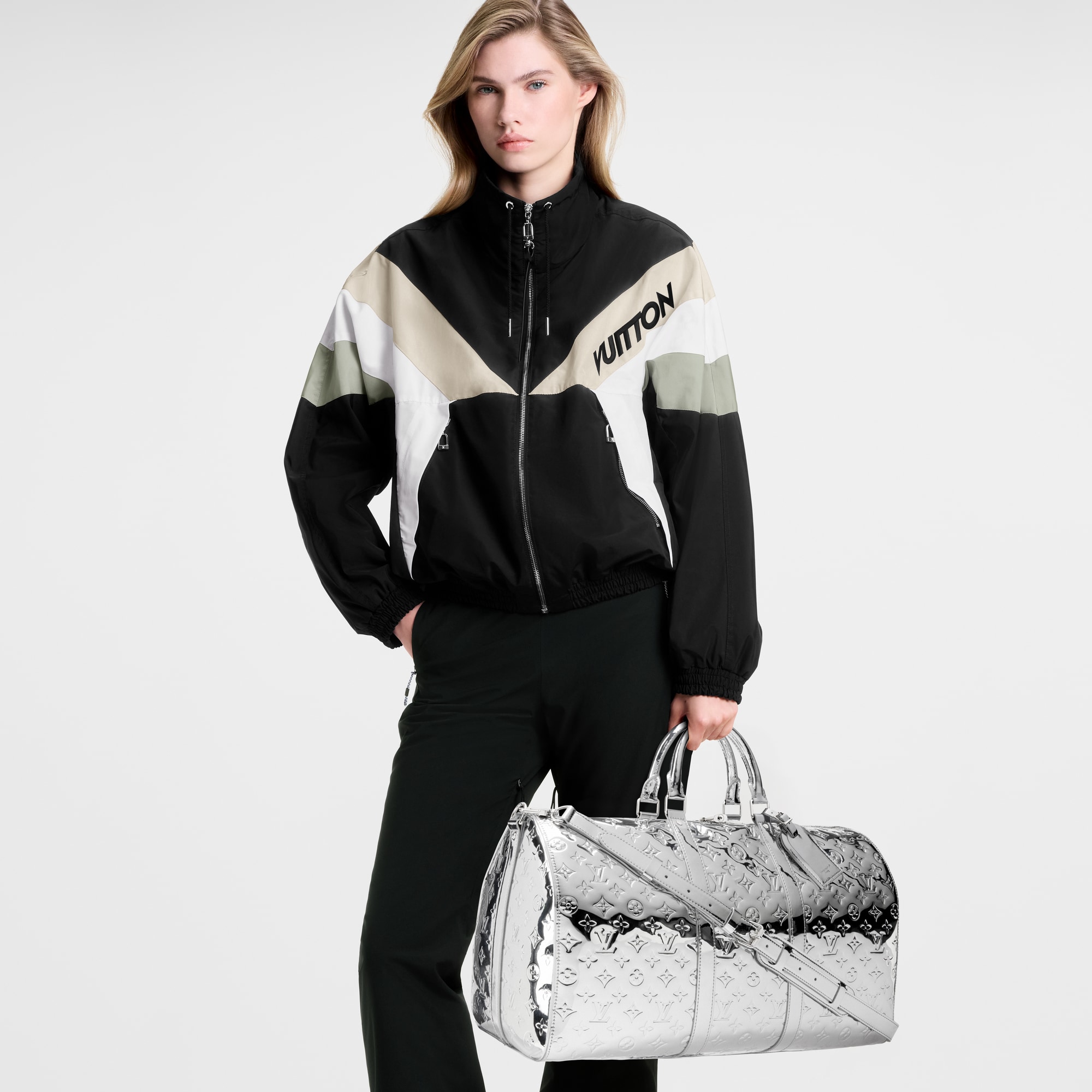 Autres Toiles Monogram Femme LV Ski Sac Keepall Bandoulière 50 | Louis Vuitton ® (Zoom produit)