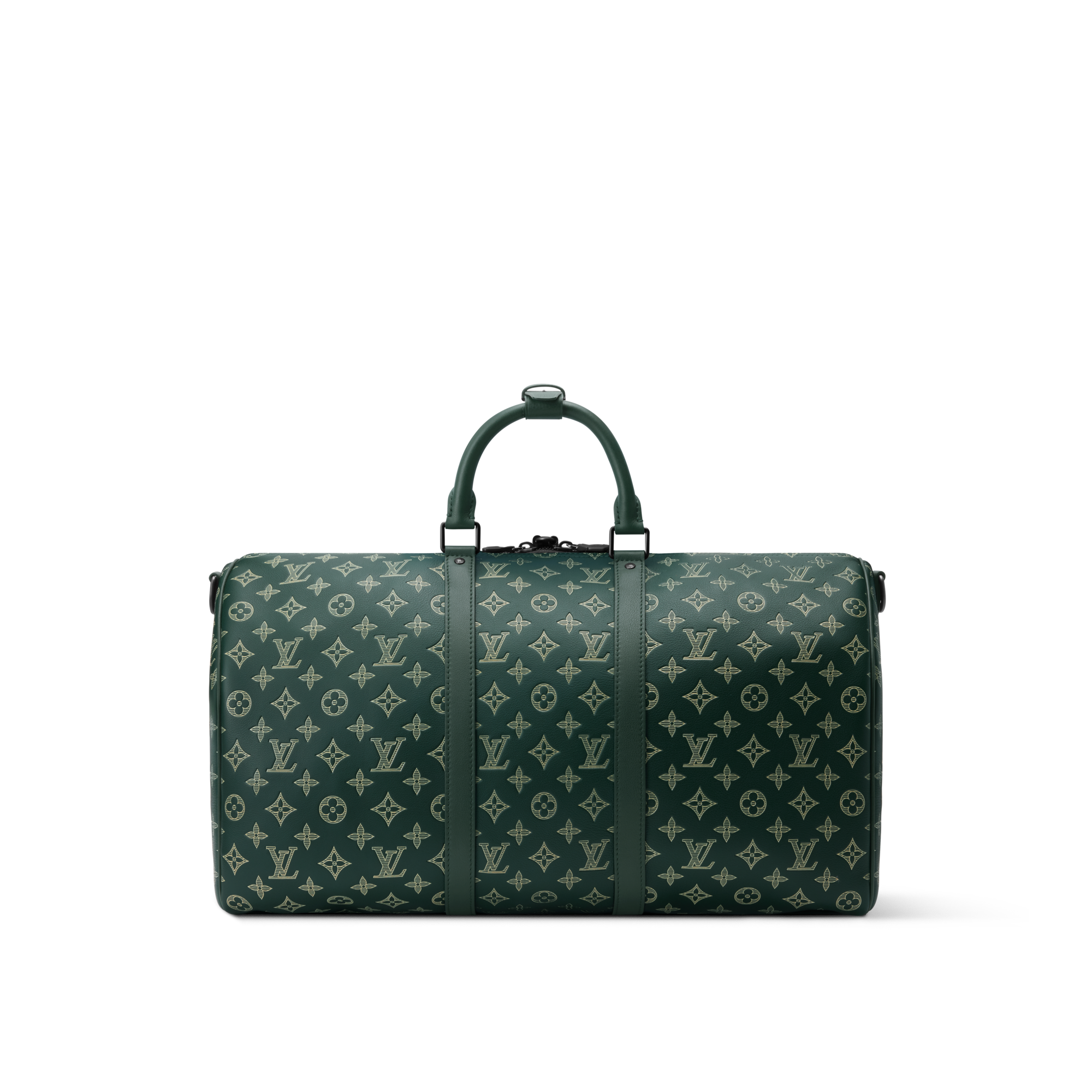 Monogram Shadow Sacs Homme LV Icons Sac Keepall Bandoulière 50 | Louis Vuitton ® (Zoom produit)