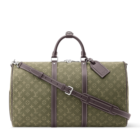 Monogram Heritage Sacs de voyage et Bagages roulants Sacs de voyage Sac Keepall Bandoulière 50 | Louis Vuitton ® (Zoom produit)