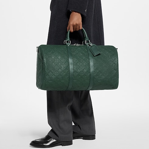 Taurillon Monogram Voyage Sacs de voyage Sac Keepall Bandoulière 50 | Louis Vuitton ® (Zoom produit)