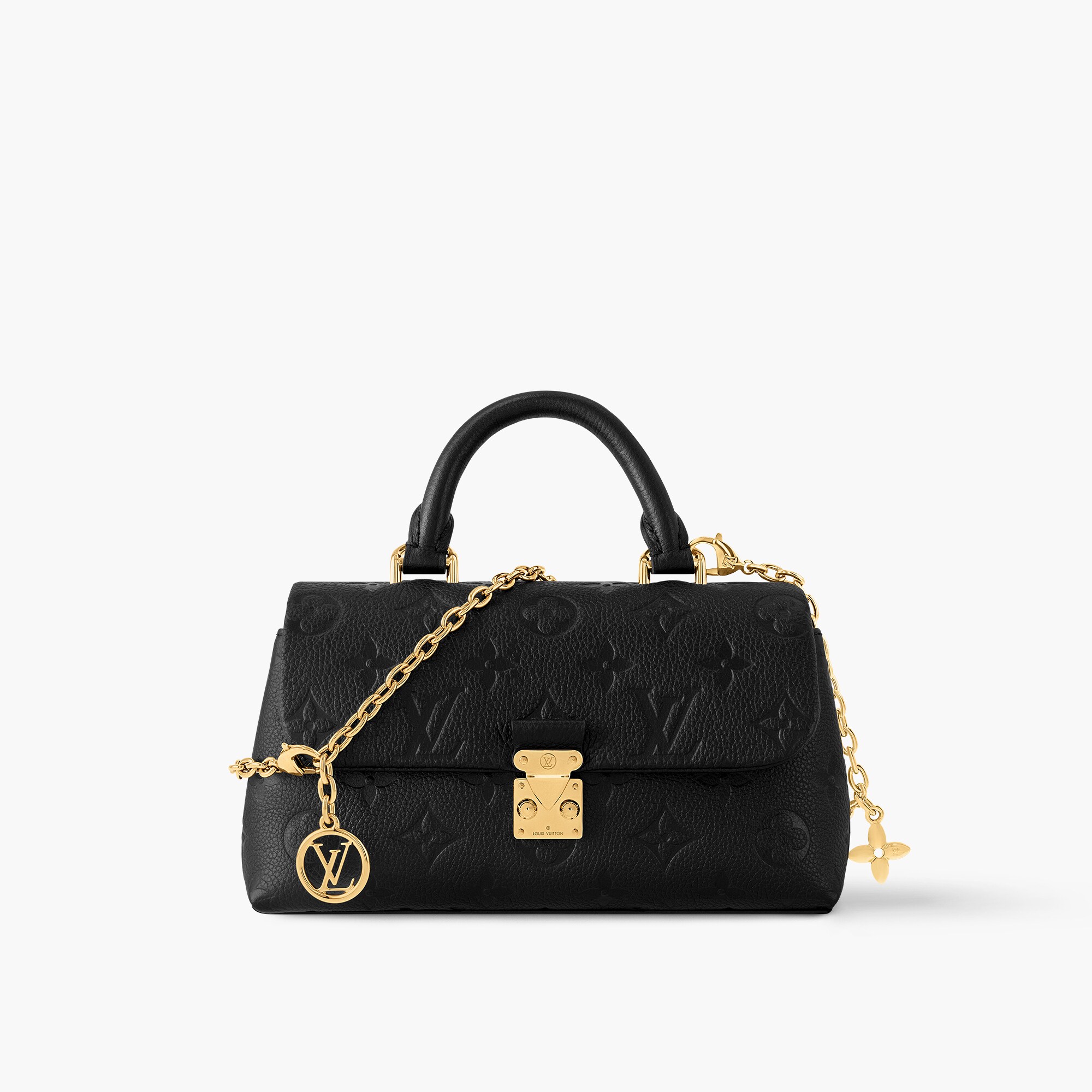 Sac Nano Madeleine Cuir Monogram Empreinte Femme Petite