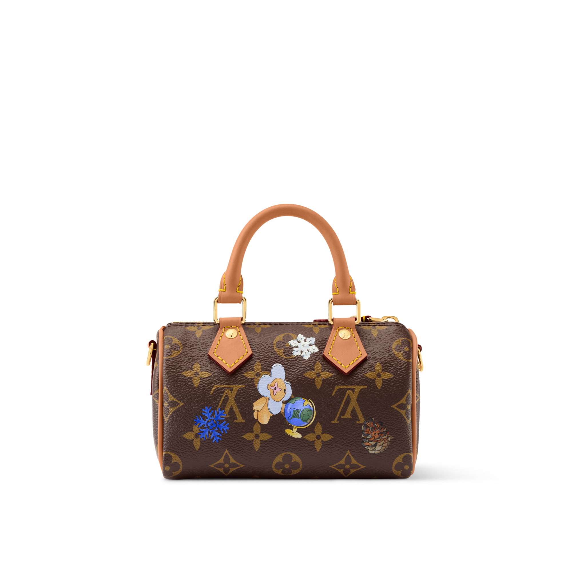 Monogram Petite Maroquinerie Portefeuilles sur Chaîne et Micro Sac Sac Nano Speedy | Louis Vuitton ® (Zoom produit)