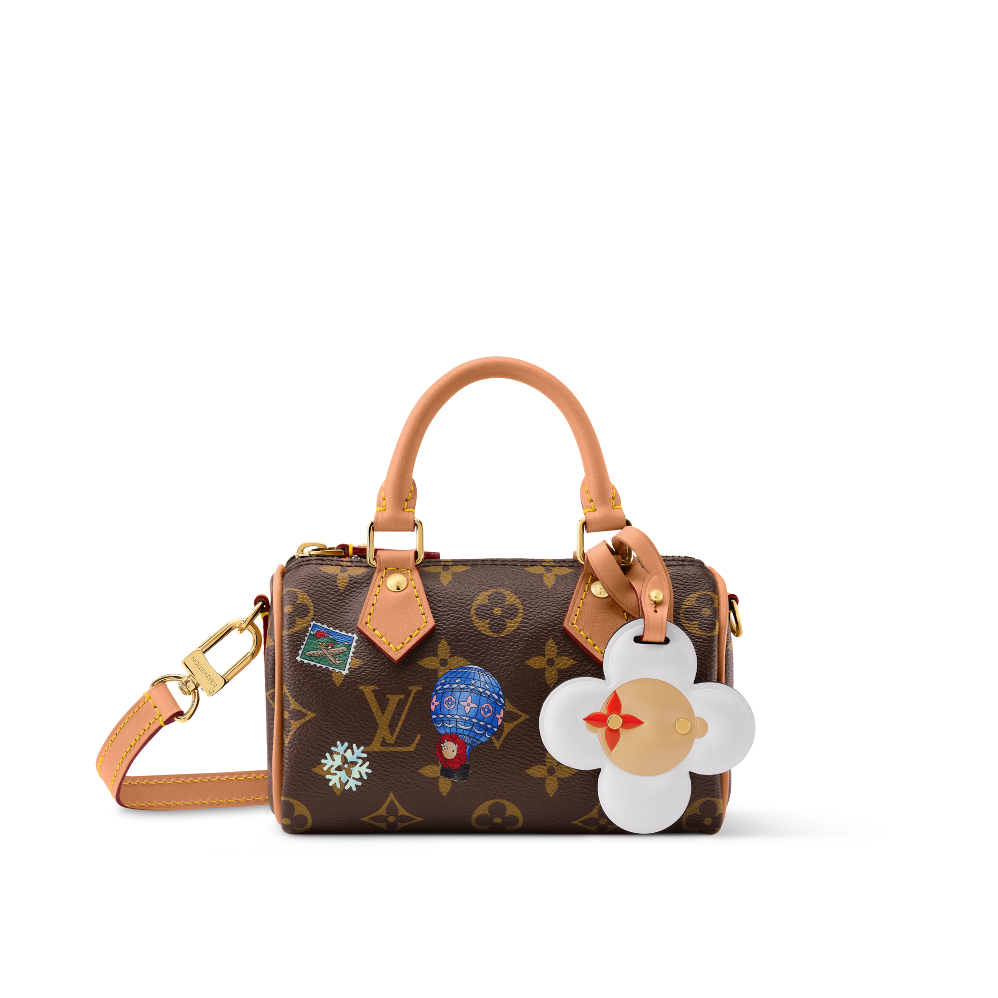 Monogram Petite Maroquinerie Portefeuilles sur Chaîne et Micro Sac Sac Nano Speedy | Louis Vuitton ® (Zoom produit)