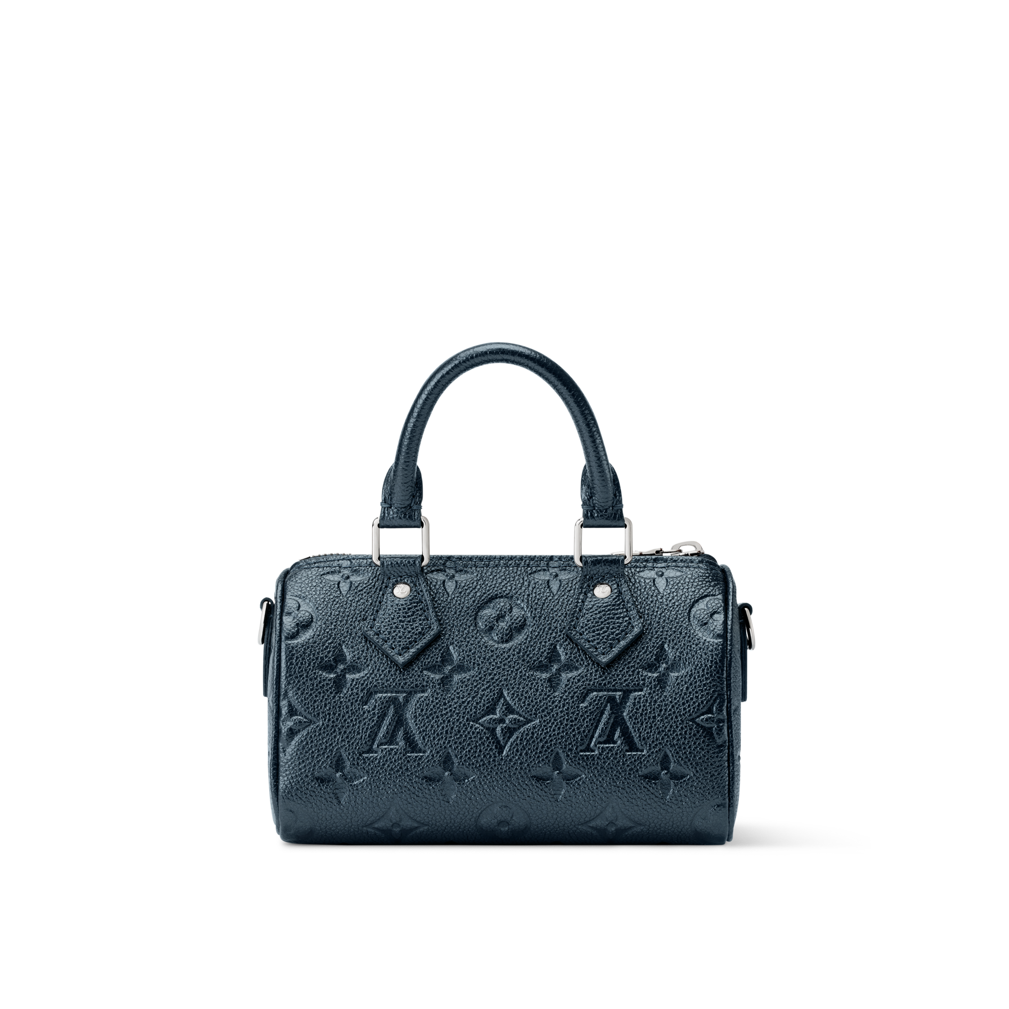 Cuir Monogram Empreinte Petite Maroquinerie Portefeuilles sur Chaîne et Micro Sac Sac Nano Speedy | Louis Vuitton ® (Zoom produit)