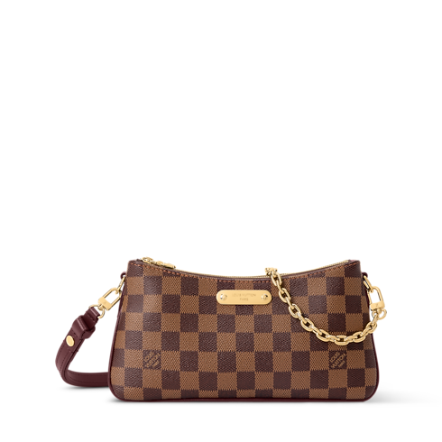 Damier Ebène Petite Maroquinerie Micro Sac et Portefeuilles sur Chaîne Sac Nano Speedy | Louis Vuitton ® (Zoom produit)