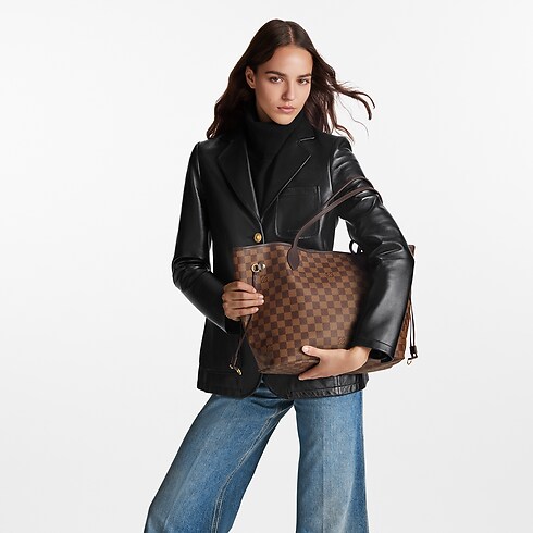 Damier Ebène Sacs à Main Toutes Nos Collections Sac Neverfull MM | Louis Vuitton ® (Zoom produit)