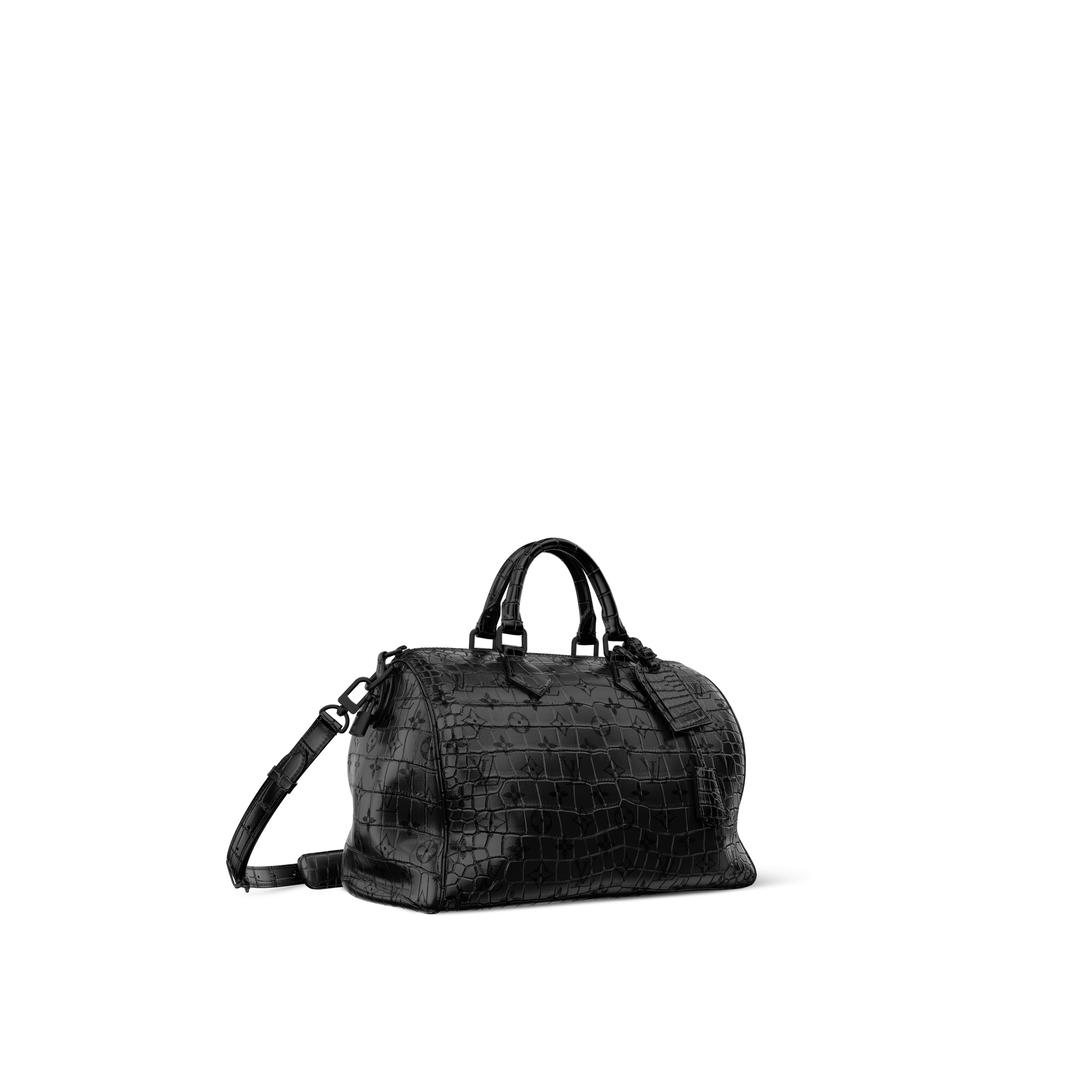 Crocodilien Mat Exotiques Sacs homme Sac Speedy P9 40 | Louis Vuitton ® (Zoom produit)