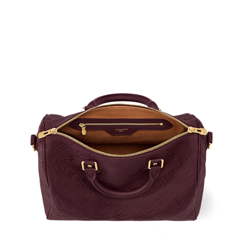 Cuir Monogram Empreinte Sacs Femme Sacs Iconiques Sac Speedy Soft 30 | Louis Vuitton ® (Zoom produit)