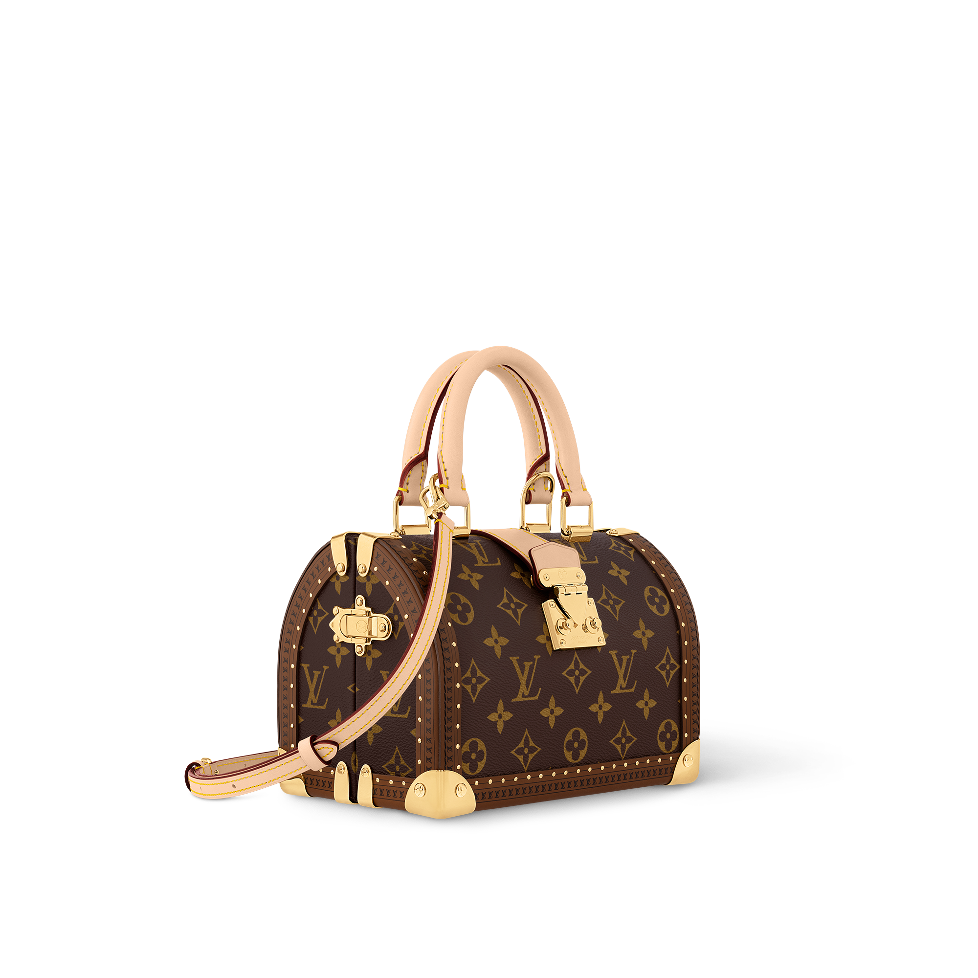 Monogram Rigides Coffre Portable Sac Speedy Trunk 20 Monogram | Louis Vuitton ® (Zoom produit)