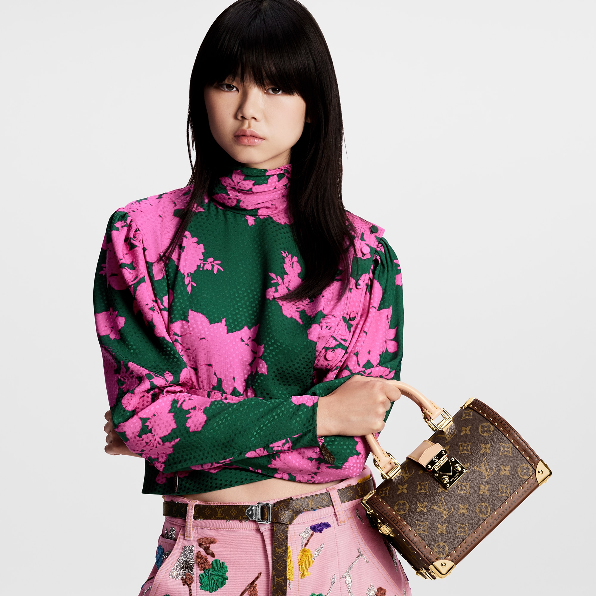 Monogram Rigides Coffre Portable Sac Speedy Trunk 20 Monogram | Louis Vuitton ® (Zoom produit)