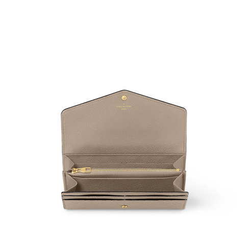 Monogram Empreinte Leather Small Leather Goods Long Wallets Sarah Wallet | Louis Vuitton ® (Product zoom)