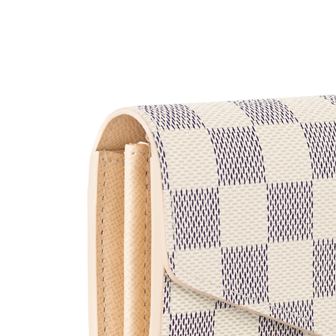 Damier Azur Canvas Small Leather Goods All Small Leather Goods Sarah Wallet | Louis Vuitton ® (Product zoom)