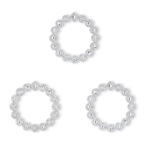 Bijoux Colliers et pendentifs Sautoir Galaxie, or blanc et diamants | Louis Vuitton ® (Zoom produit)