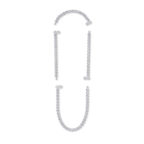 Bijoux Colliers et pendentifs Sautoir Galaxie, or blanc et diamants | Louis Vuitton ® (Zoom produit)