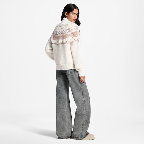 Ready-to-Wear Tops and Shirts Sequin Alpine Knit Pullover | Louis Vuitton ® (Product zoom)
