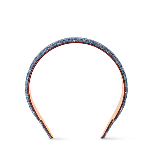 S00 Accessoires Accessoires pour Cheveux Serre-tête en denim | Louis Vuitton ® (Zoom produit)