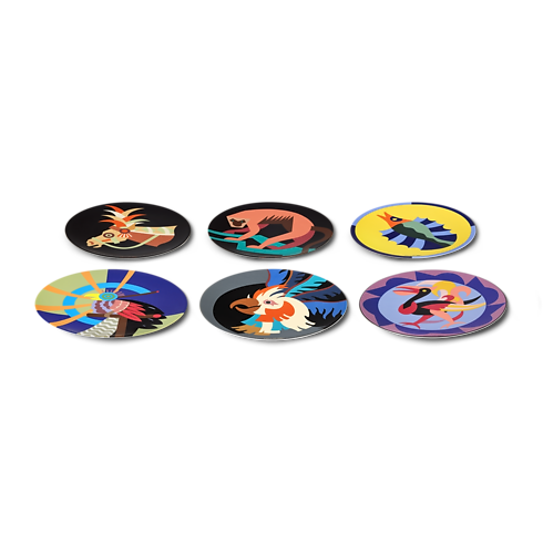 Maison et Art de la Table Art de le Table Set de 6 assiettes à dîner Animali Fantastici | Louis Vuitton ® (Zoom produit)