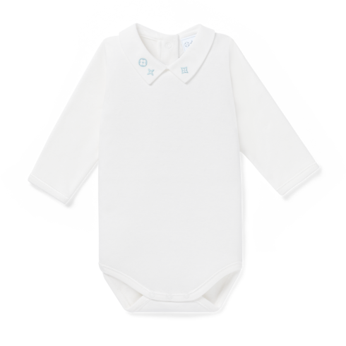 S00 Cadeaux pour Bébés } Set de deux bodies | Louis Vuitton ® (Zoom produit)