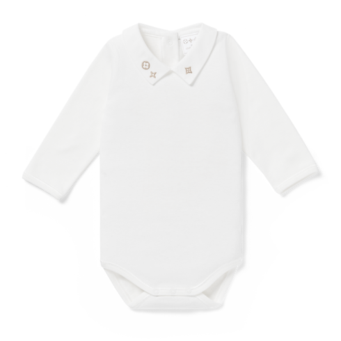 S00 Cadeaux pour Bébés } Set de deux bodies | Louis Vuitton ® (Zoom produit)