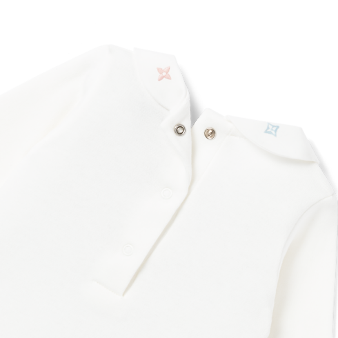 S00 Cadeaux pour Bébés } Set de deux bodies | Louis Vuitton ® (Zoom produit)