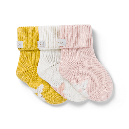 S00 Cadeaux pour Bébés } Set de trois paires de chaussettes | Louis Vuitton ® (Zoom produit)