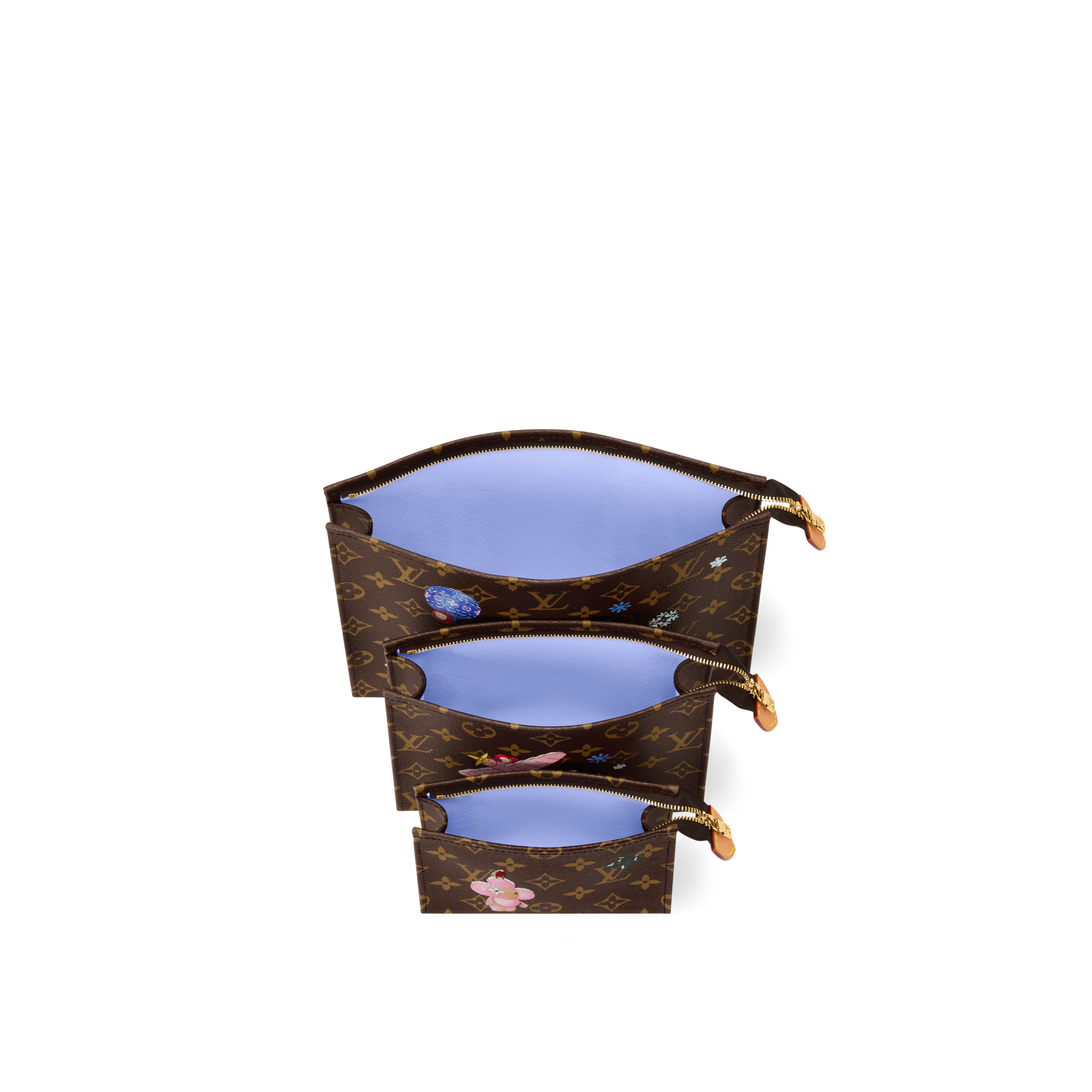 Monogram Voyage Accessoires de voyage Set de trois poches Toilette | Louis Vuitton ® (Zoom produit)