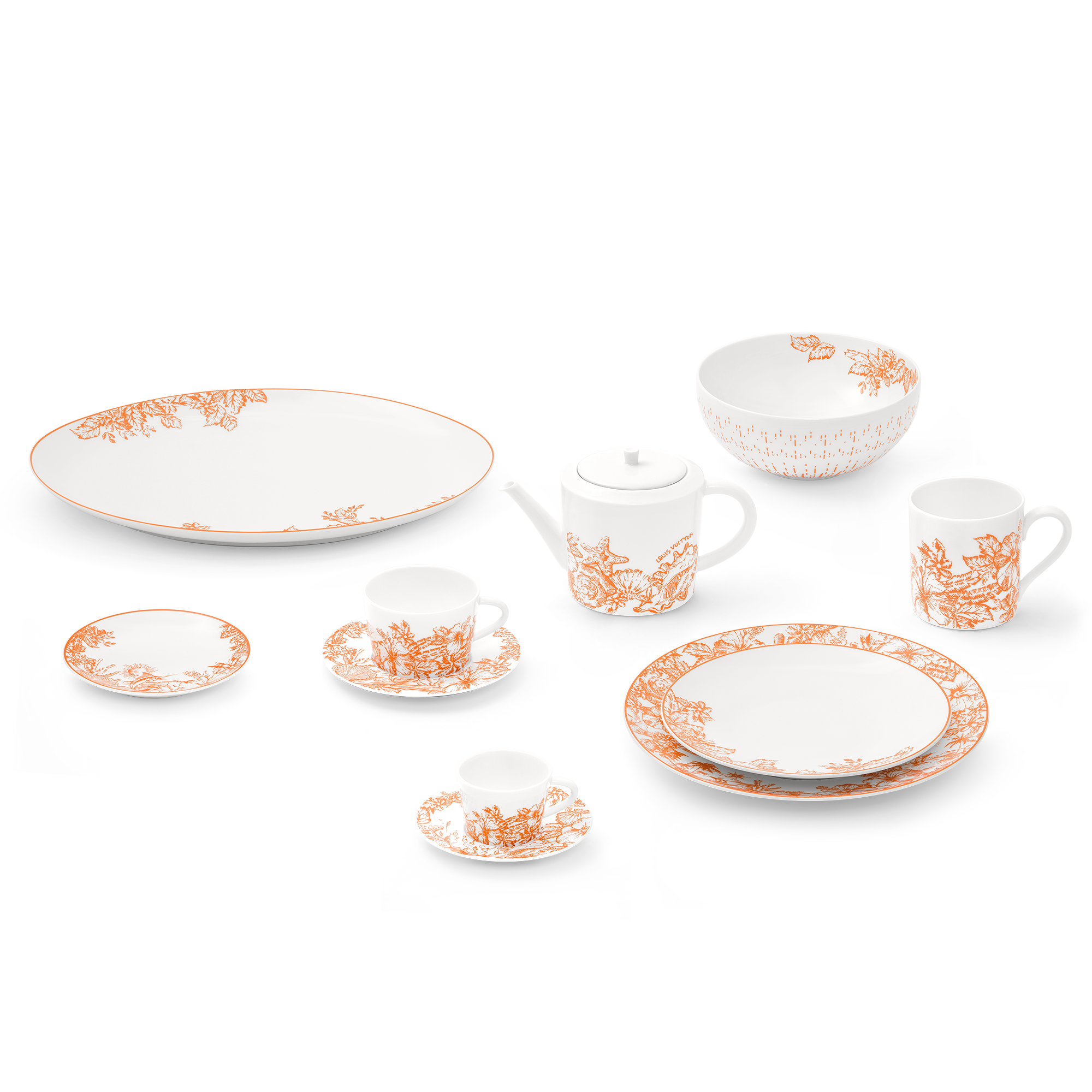  Home and Art of Dining Art of Dining Set Of 2 Coffee Cups and Saucers LV By The Pool | Louis Vuitton ® (Product zoom)