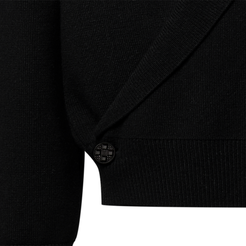 Ready-to-Wear All Ready-to-Wear Shawl Collar Knit Jacket | Louis Vuitton ® (Product zoom)