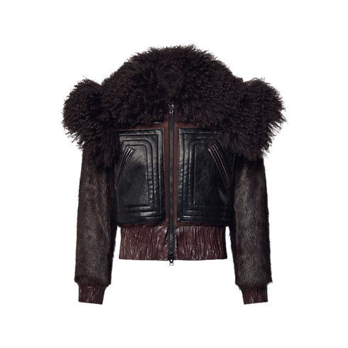 Ready-to-Wear Coats and Jackets Shearling Insert Leather Jacket
| Louis Vuitton ® (Product zoom)