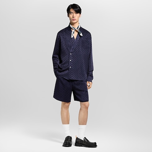 Prêt-à-Porter Pantalons Short à jacquard graphique | Louis Vuitton ® (Zoom produit)