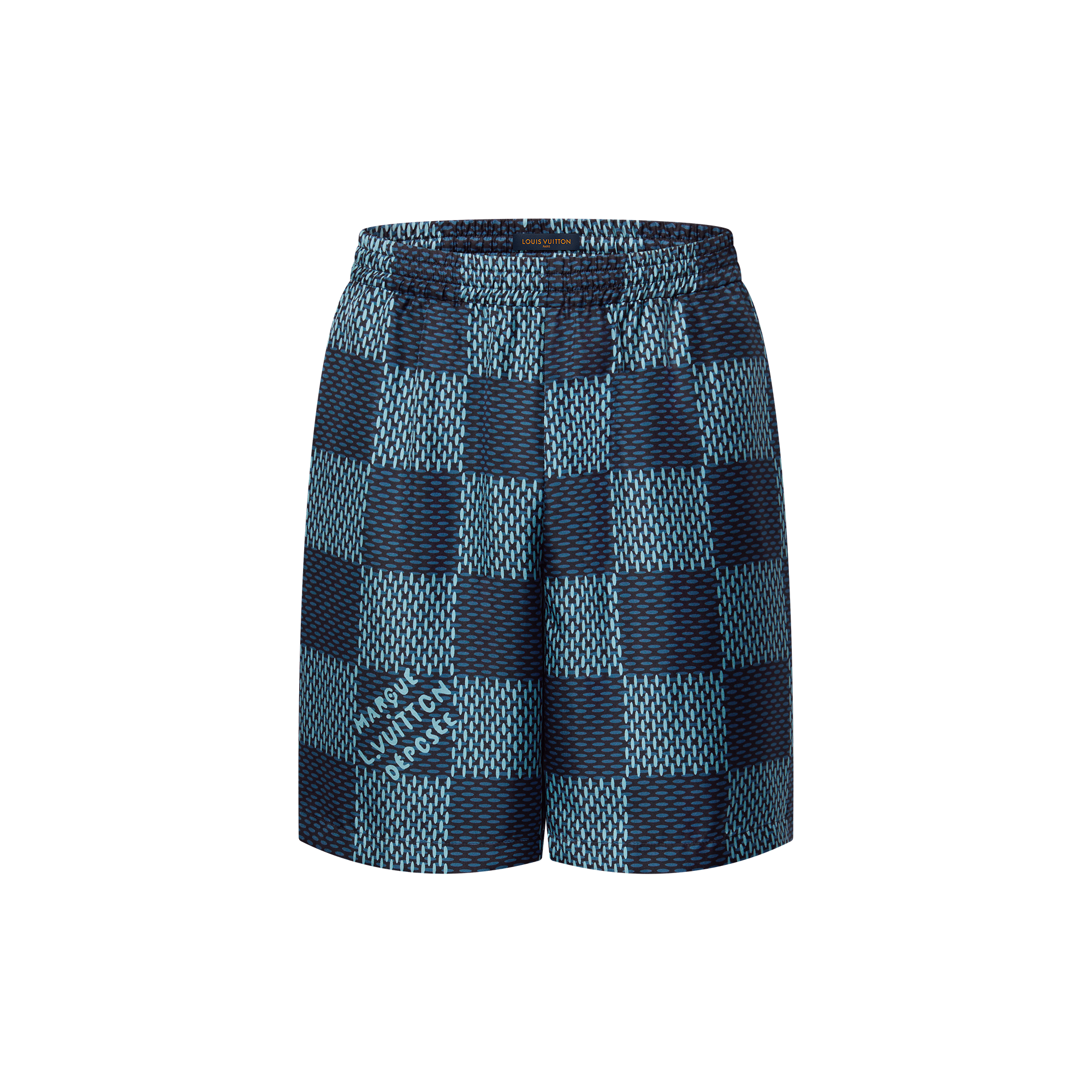  Prêt-à-Porter Pantalons Short Damier en soie | Louis Vuitton ® (Zoom produit)