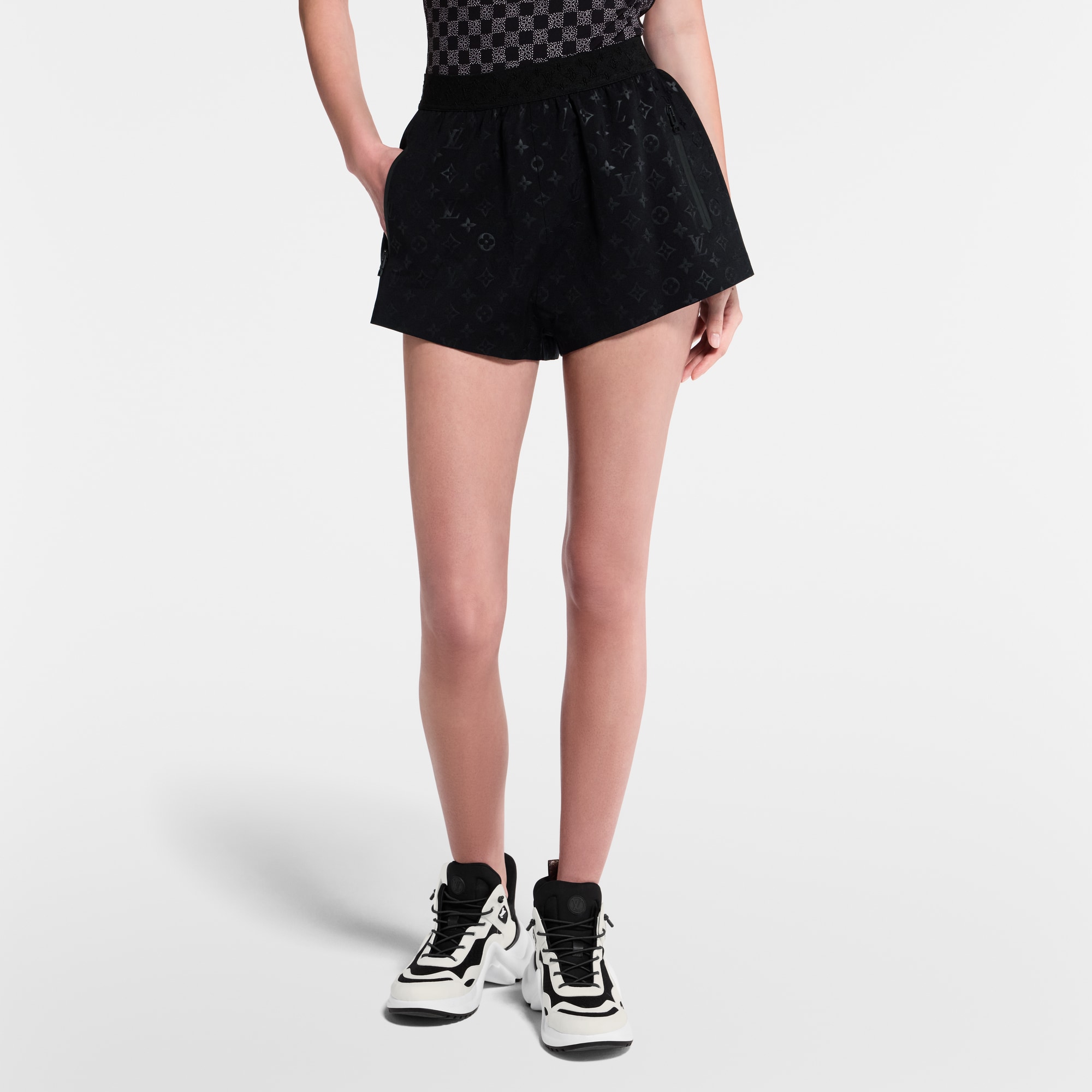  Prêt-à-Porter Jupes et Shorts Short de jogging Monogram | Louis Vuitton ® (Zoom produit)