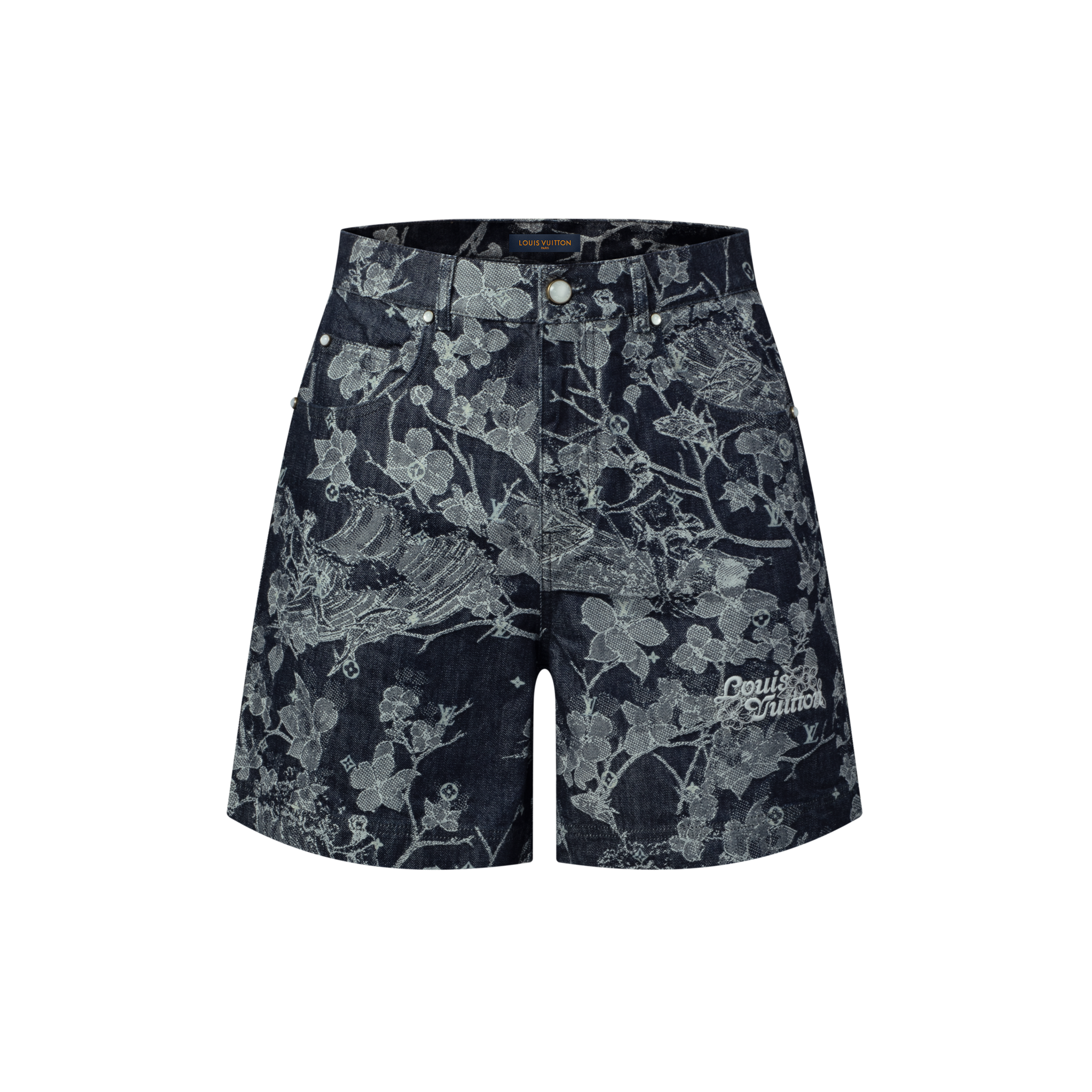  Prêt-à-Porter Denim Short en denim jacquard | Louis Vuitton ® (Zoom produit)