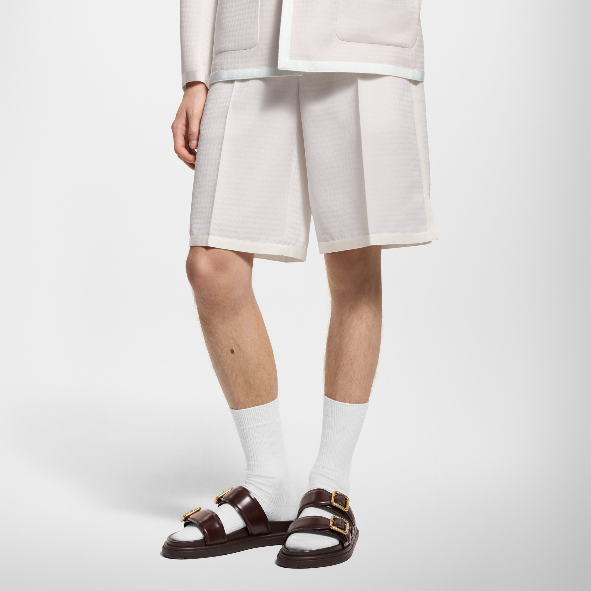  Prêt-à-Porter Pantalons Short habillé preppy en laine | Louis Vuitton ® (Zoom produit)
